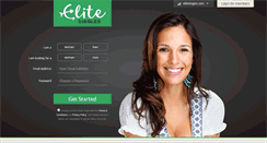 Desktop Screenshot of elitesingles.com